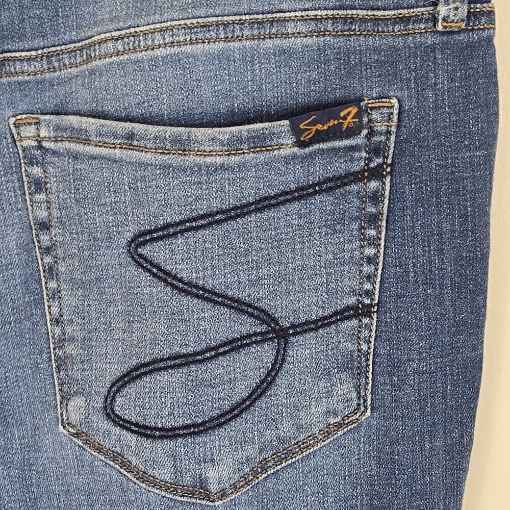 Seven7 Metro Ultra High Rise Skinny Jeans Size 12 Classic Style Classic Logo - Picture 5 of 10